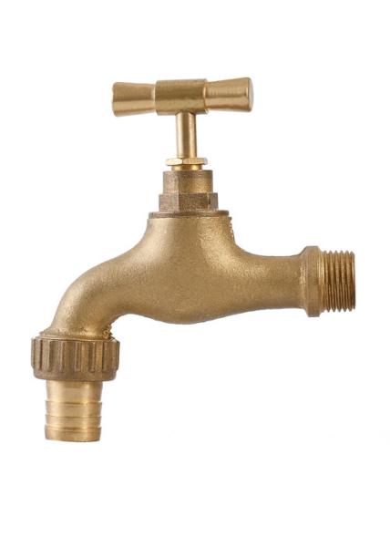 Anticorrosive Hose Brass Bibcock Valve Anti Corrosion For Bathroom