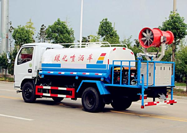 5 Ton Water Bowser Truck With Sprayer And Sprinkler 5000 Liters Spray Dust Fall Truck