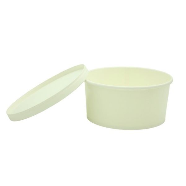 4 oz 120ml Paper Ice Cream Cups with Lids Frozen Yogurt Cups Dessert Bowls