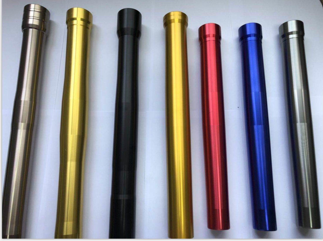 6082, 6061 seamless aluminum alloy shock absorber tubing, suitable for motorcycle shock absorber arms, offering bending and cutting services, with anodized surface treatment