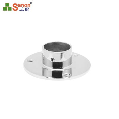 Espessura de aço inoxidável do tubo 0.8mm da flange 50.8mm da tubulação da balaustrada do hotel