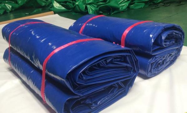 100% Polyester 610g Vinyl Coated PVC Tarps , Super Heavy Duty 18oz PVC Vinyl Tarpaulin