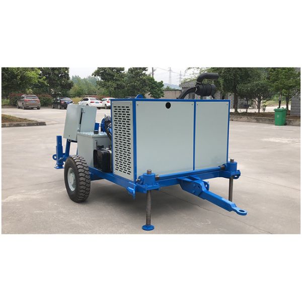 Пулер машины 49.2хп 100кН голубого цвета ИСО подземный гидравлический