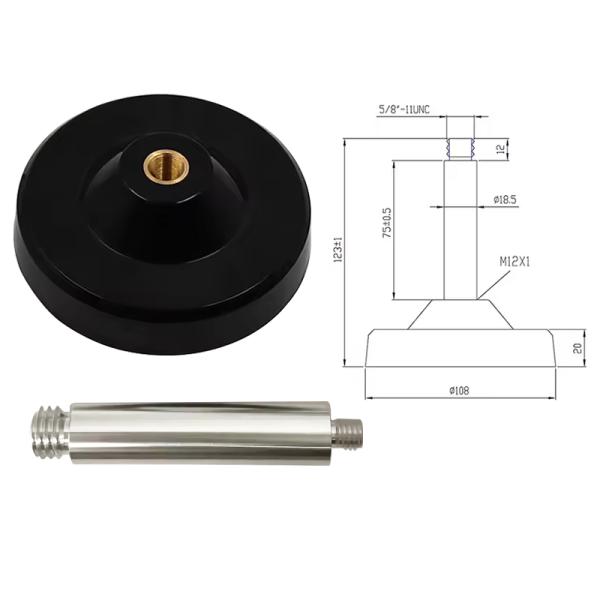 Precision Measurement Antenna Magnet Base Mounting Bracket for M90SD/M110SLD Steady Wall Mount RTK GNSS GPS