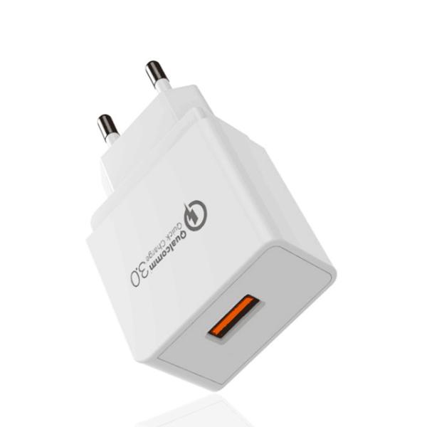 USB travel charger Quick Charge 3.0 Wall Charger 18W Qualcomm 3.0 USB power adapter
