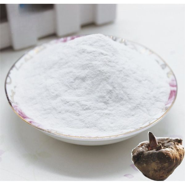 Порошок студня камеди 95% Glucomannan качества еды органический Konjac Konjac