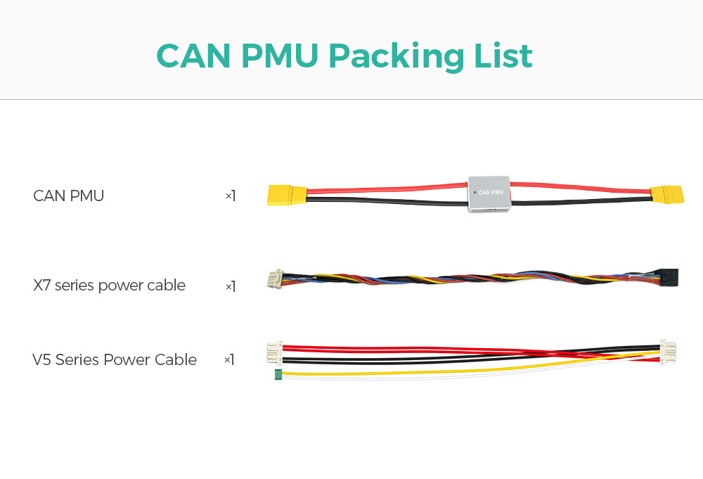 Cuav Can Pmu Module Power Supply 0.05v 0.1a Output 5v/5a Uav High Management Unit Fpv Drone