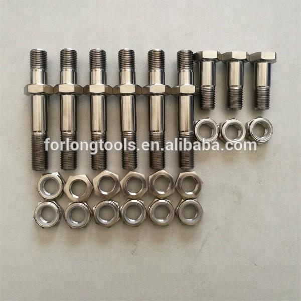 6AL-4V Titanium Alloy GR5 Finish Bolt Kit for Sprint Car Race Bolt One Nut Stud Performance