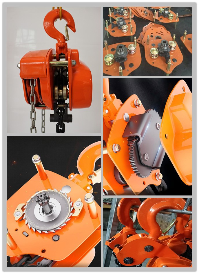 Compact Lifting Chain Hoist Lightweight Chain Block 2ton Customized