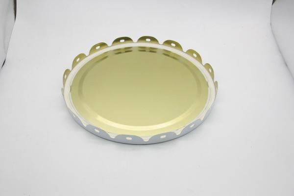 Metal Sealing Pail Cover Tinplate Material Rust Proof With SGS Certification