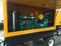 Gerador a diesel para reboque Weifang 80KW/100KVA em promoção, alimentado por motor diesel Weifang HX6105AZLD