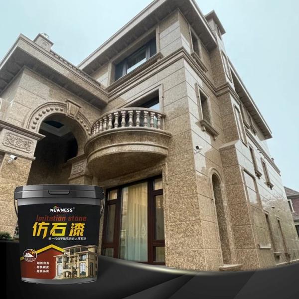 20KG/BUCKET Tinta acrílica à base de água para parede externa de granito OEM competitivo