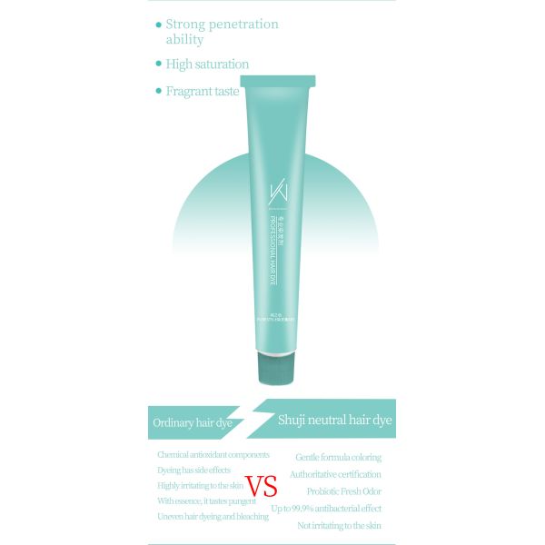 Crème Coloration Professionnelle Salon 90ml Longue Durée Permanente Végétale Sans Danger