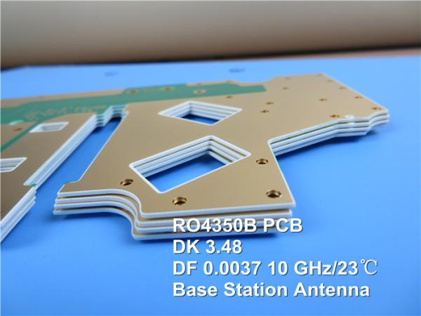 High Frequency PCB Rogers 60mil 1.524mm RO4350B PCB Double Sided RF Circuit Board Patch Antenna PCB