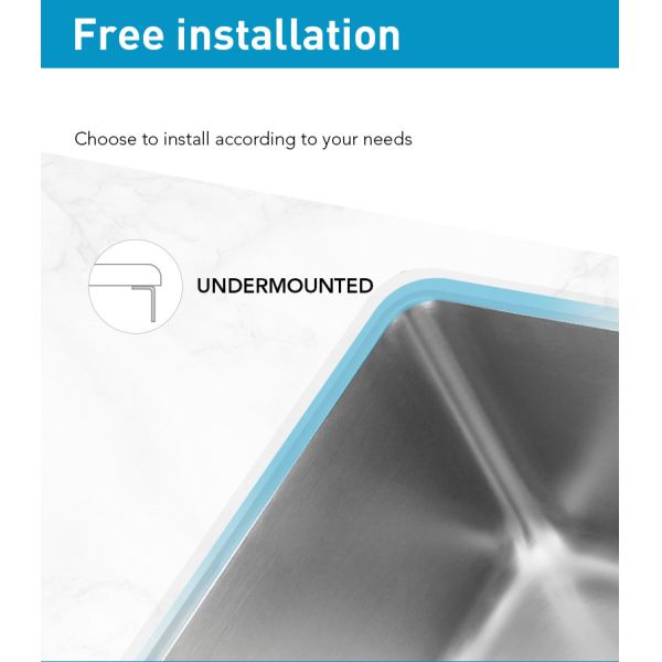 Durable Single Bowl Stainless Steel Farmhouse Sink 33 Inch With SS 304 Material