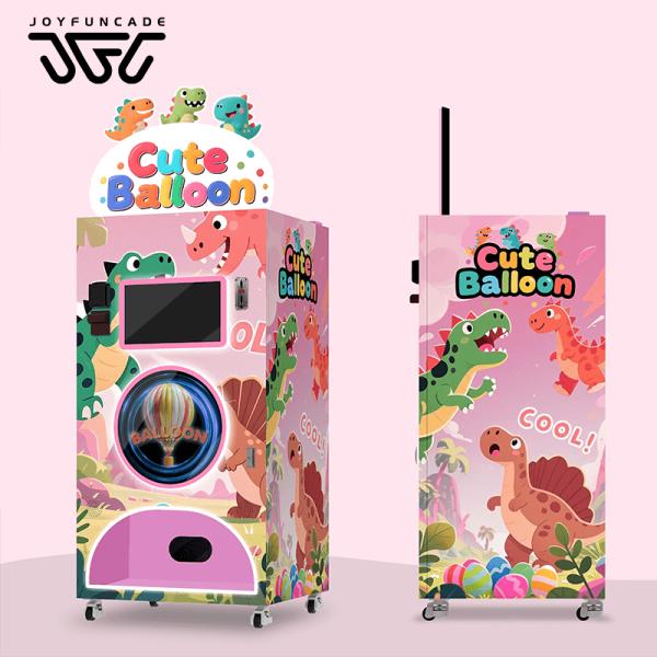 Electronic Payment Commercial Dinosaur Party Balloon Vending Machine with Anti-Jamming Design for Amusement Mall