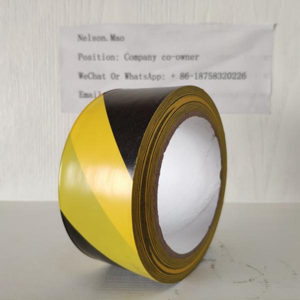 Antistatic Safety Warning PVC Floor Marking Tape With Strong Adhesion