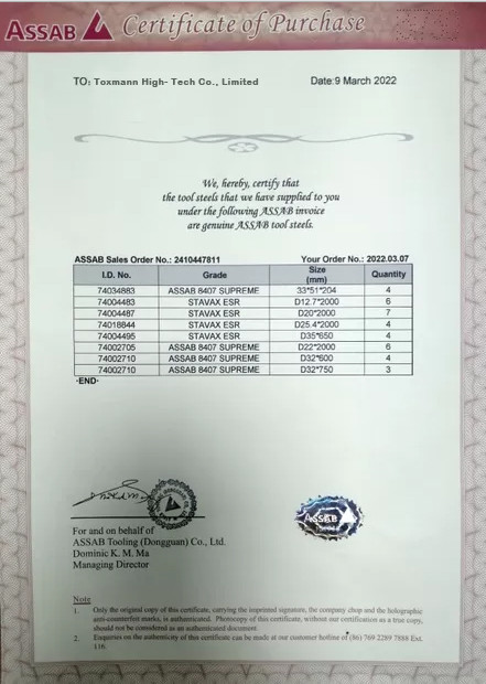Shenzhen Yirongsheng Technology Co.,Ltd. Сертификации
