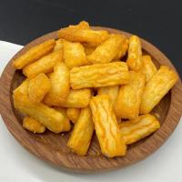 Le fromage assaisonne les biscuits de riz de la Thaïlande de nourriture biologique salés par casse-croûte de grain