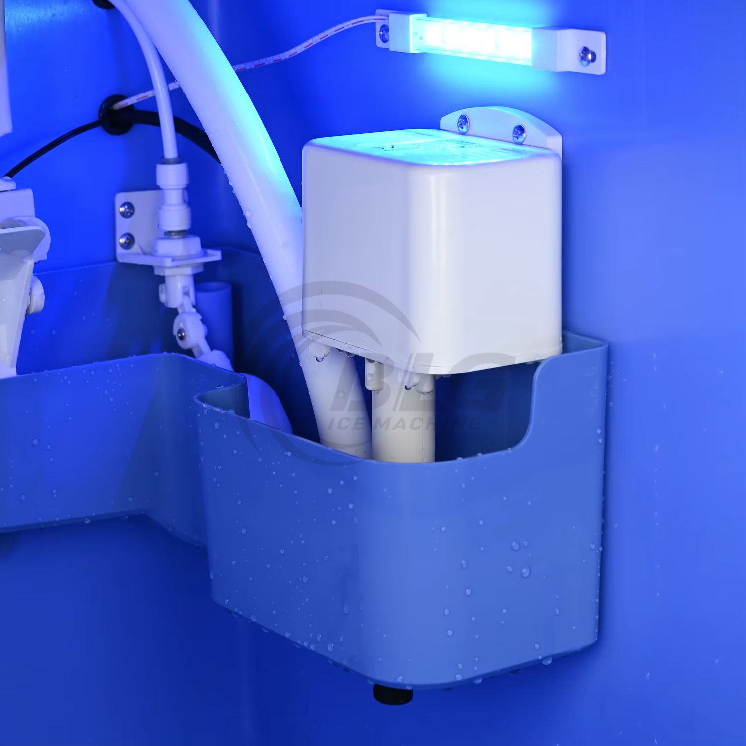 BLG 90kg/24hours Commercial Ice Cube Maker Machine for Coffee Tea & Cold Drink Shops Kitchen Refrigeration Equipment