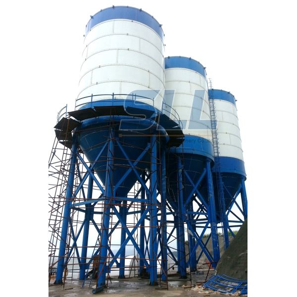 380V 400V 415V Portable Cement Silo , Lime Storage Silo Large Capacity