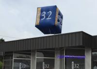 Lumière de ballon d'hélium cube personnalisé avec impression de logo complet Publicité de vol
