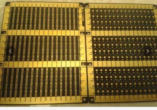 Four-layer high frequency mixed thick gold plate PCB Nickel palladium plating area 100% High Frequency immersion gold pc