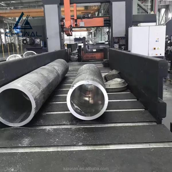 Seamless Forged Aluminum Alloy Tube , Large Diameter Aluminum Pipe，large diameter aluminum pipe，aluminum pipe flange fit