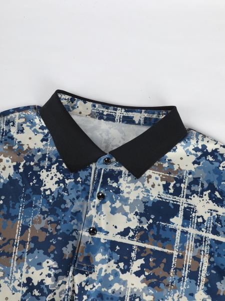 Summer Youth Polo Shirts In Regular Fit Camouflage Color 1364720504