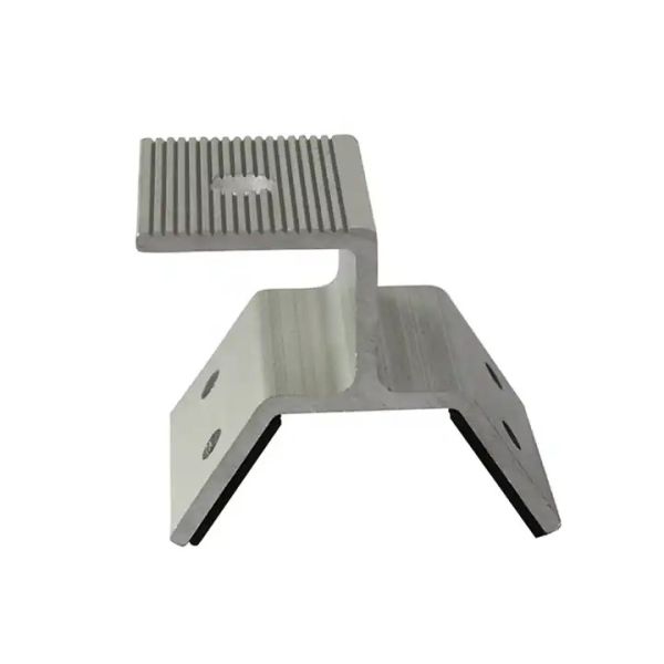 Металлическая крыша солнечная панель алюминиевый светильник PV крыша установка комплект вертикальный швов крыша светильник от китайского производителя