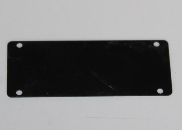 OEM Square Galvanized Stainless Steel Stamped Parts Black Color ISO9001 Standard