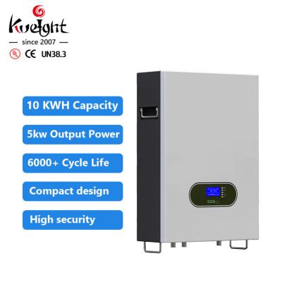 bateria Monocrystalline do silicone BMS Power Wall Home da bateria solar da casa 10kwh