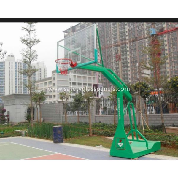 Custom Acrylic Glass Basketball Backboard With Basketball Hoop And Board