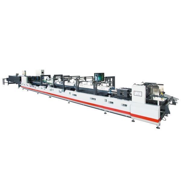 ИСО ДЖХ-850 машины Gluer скоросшивателя коробки 4 коробок наговора автоматической высокоскоростной