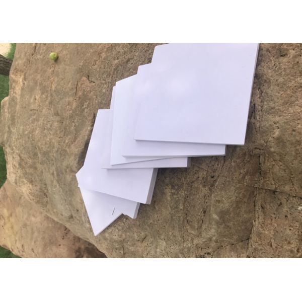Durable PVC Decorative Sheet White Color For Digital / Screen Printing
