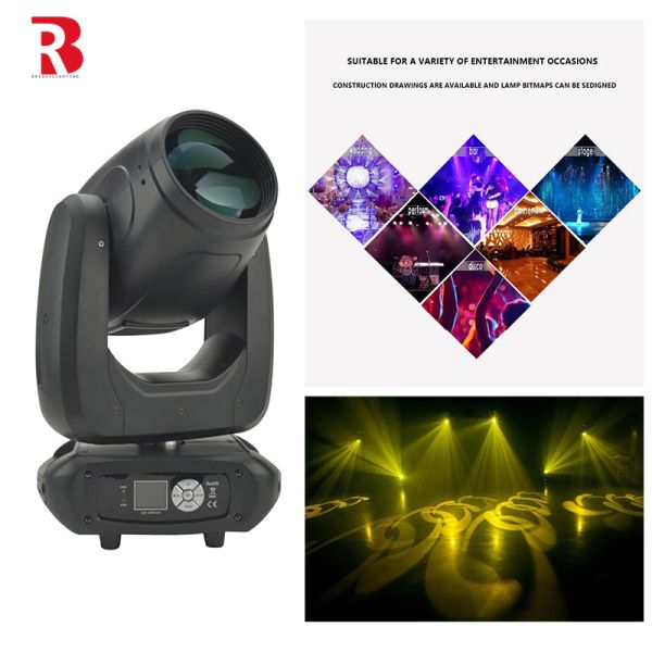 295W Профессиональное освещение для шоу Мини-Лед Движущаяся голова LED DJ лампы