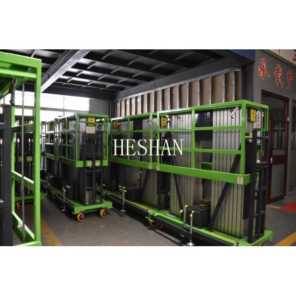 Рангоут мобильного одиночного человека вертикальный поднимает алюминиевую гидравлическую подгонянную платформу