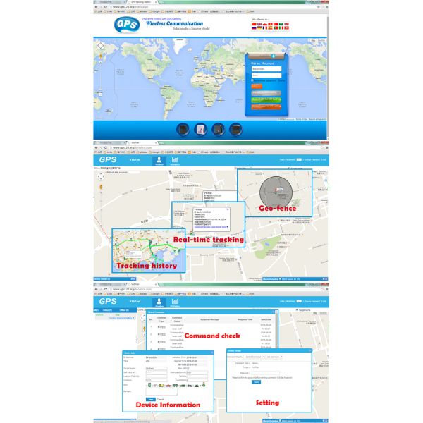 4500mAh long battery life hidden anti-lost spy gps tracker power bank