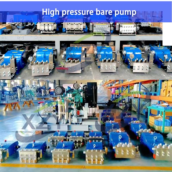 90 kw 1000bar High Pressure Piston Pump with Precision Plunger System for Industrial Water Jetting