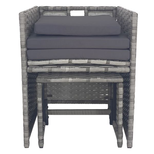 Outdoor Camping Furniture Factory Wholesale Outdoor Patio Garden Furniture Space Saving Dinning Table and Chairs