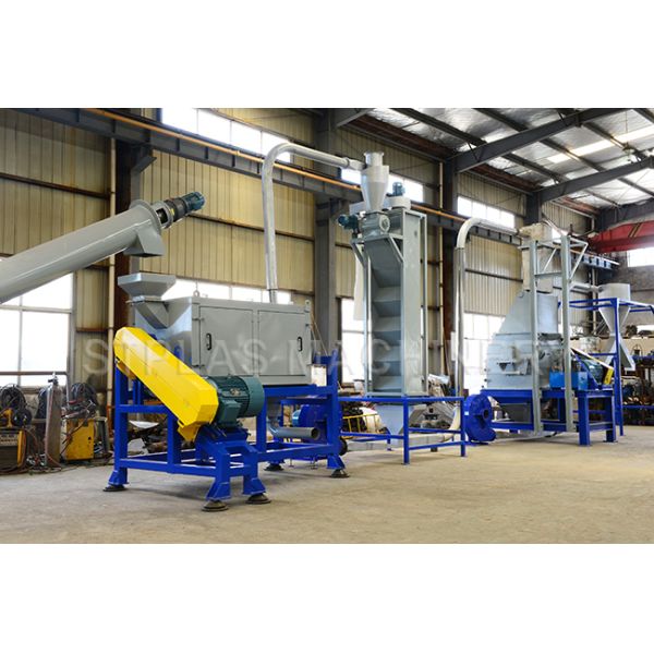 Field Installation PET Plastic Recycling Machine For Fiber Level