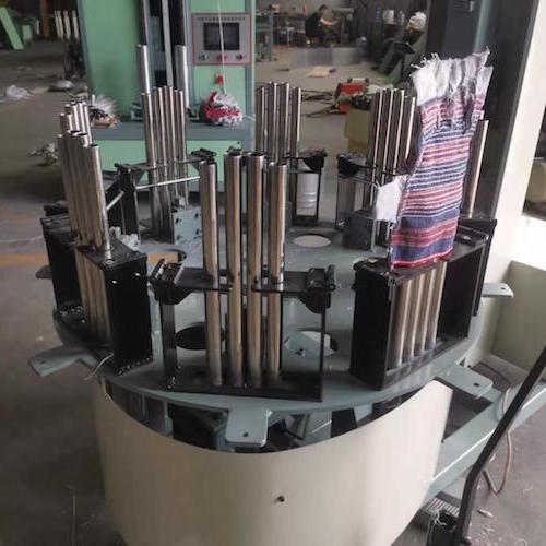 Сверхмощная кожаная перчатка делая машину & машину перчатки холста поворачивая