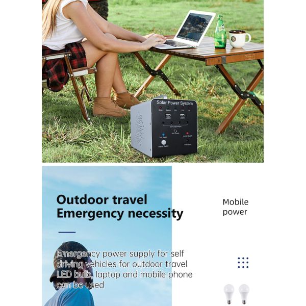 Wholesale Portable 100W 20V Foldable Solar Panel for Camping Power Station Battery Mobile Phone Charger Power Bank