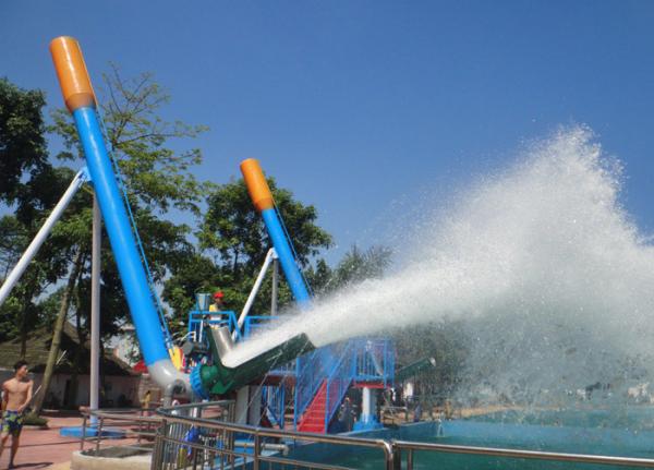 glissières d'eau de fibre de verre de boule de canon de taille de 12.5m pour le parc aquatique d'amusement