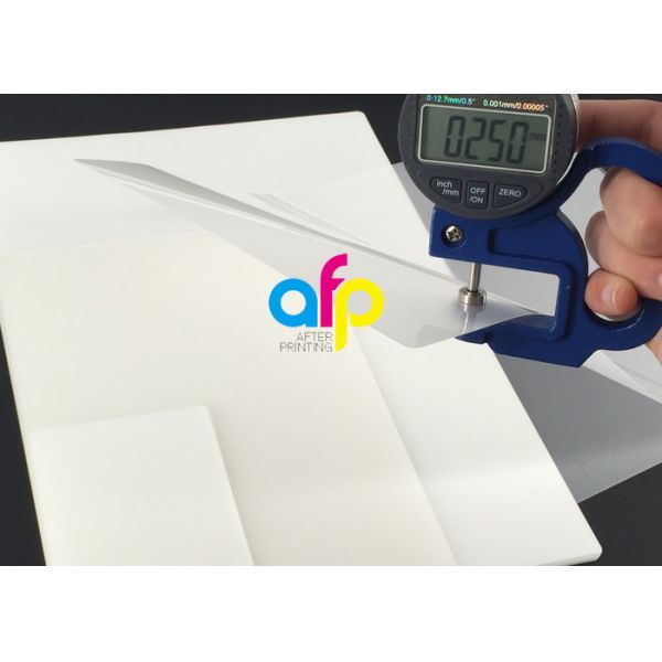 3 Layers Pouch Laminating Film Roll 250 Microns Transparent Polyester Laminating Film