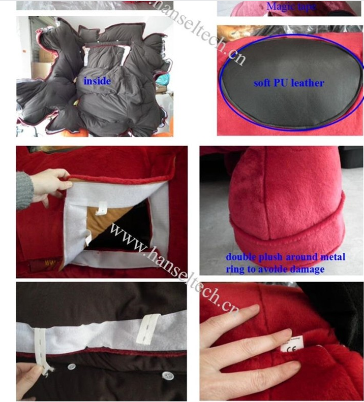 Hansel shopping mall plush walking bull electric stuffed animals go kart