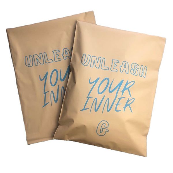 HDPE LDPE Eco конверты отправителей дружелюбного розового поли кладут прилипатель в мешки собственной личности