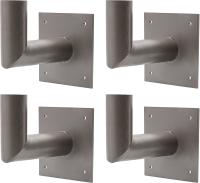 90 grados L soporte de la pared de la forma acorchetan el adaptador de la espiga de la caja de zapato del LED