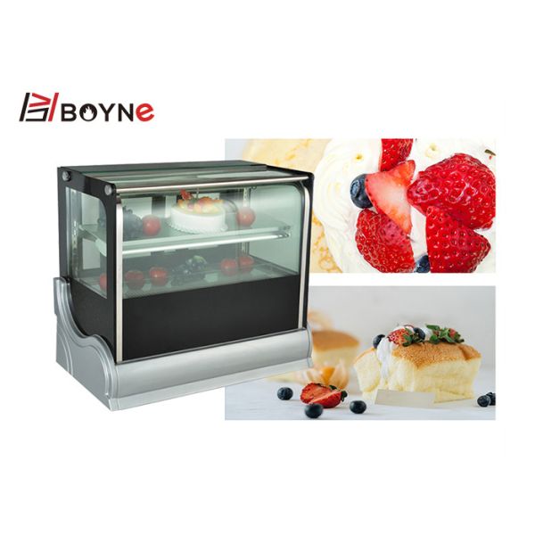 Two Layer Table Top Cake Display Chiller With Socep Compressor