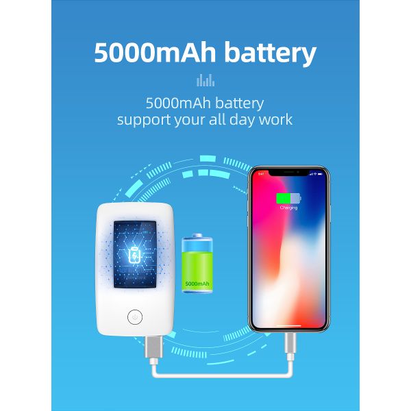 маршрутизатор кармана 5000mAh 4G беспроводной с болезненным портом Lan RJ45